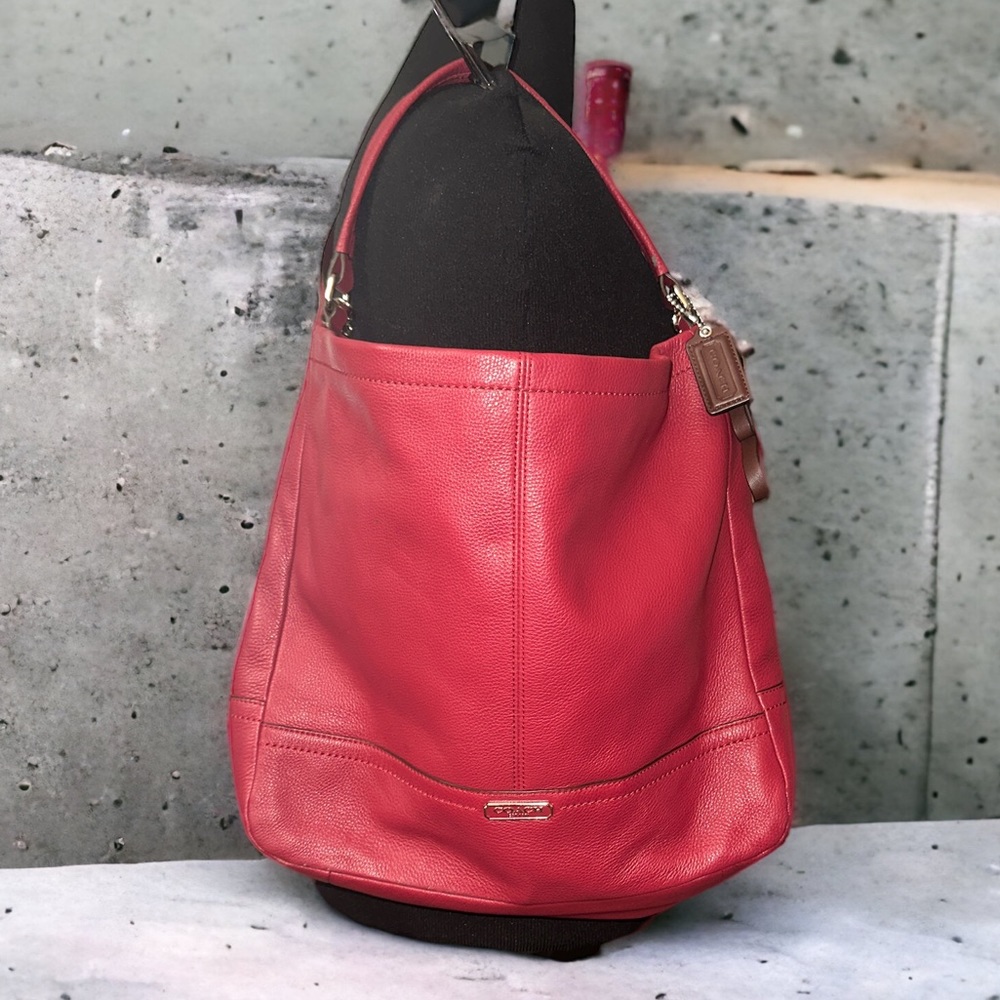 Coach: Leather “Park” Hobo/Crossbody 🐎 - Picture 2 of 8